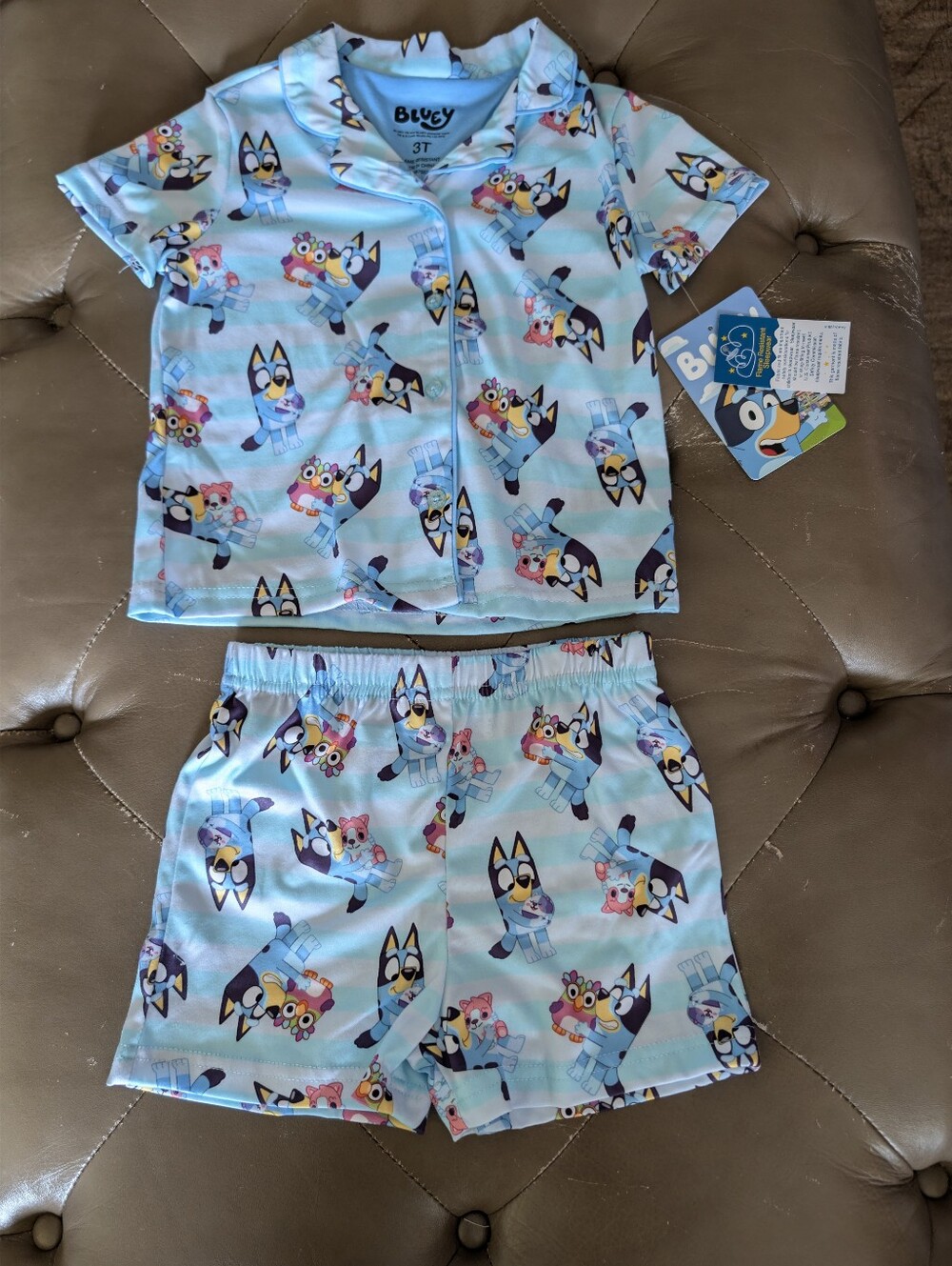 BLUEY KIDS SUMMER PJ SET SIZE 4T